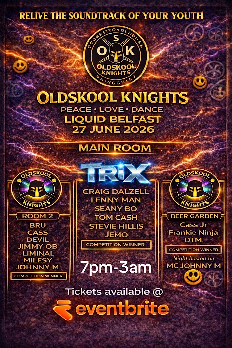 The Rave Returns .   Dj TRIX.  Craig Dalzell plus full lineup of support