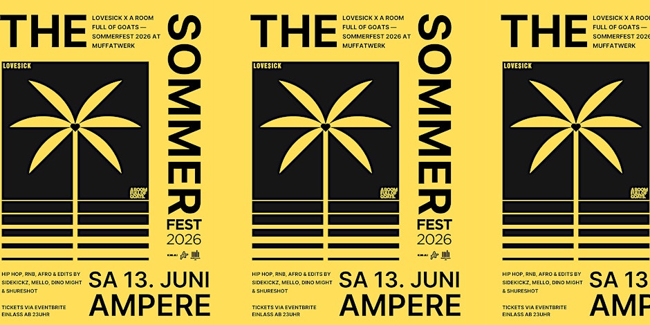 The Sommerfest 2026 | Hip Hop, R&B, Afro & Edits | Muffatwerk München