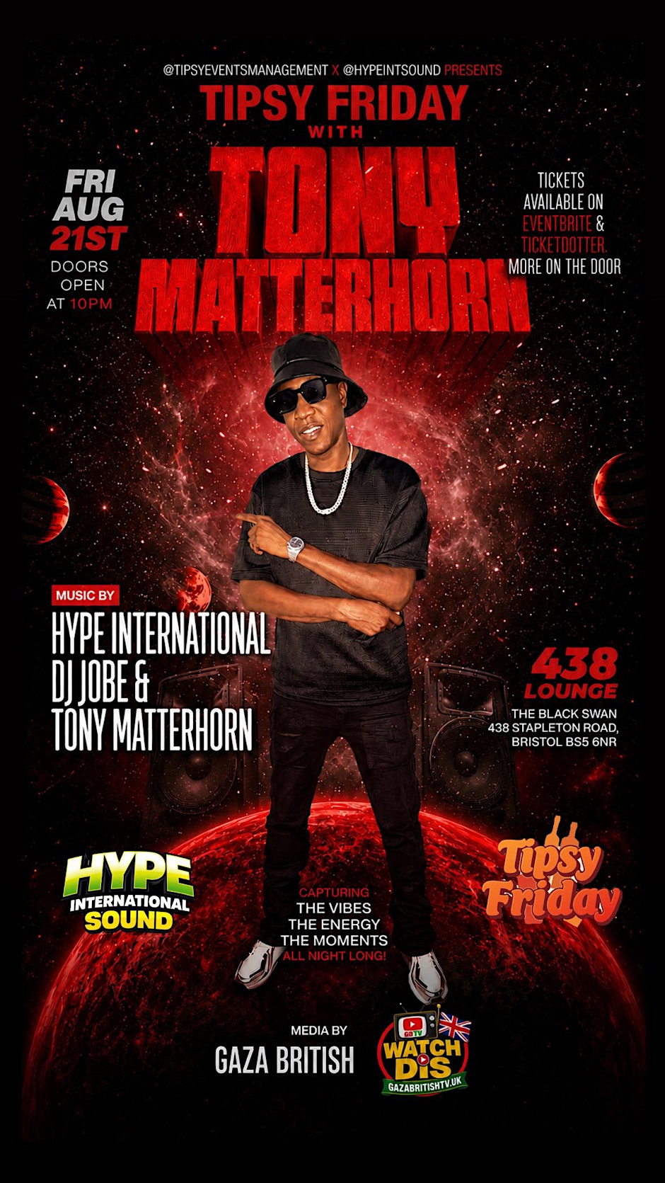 Tipsy Friday with Tony Matterhorn
