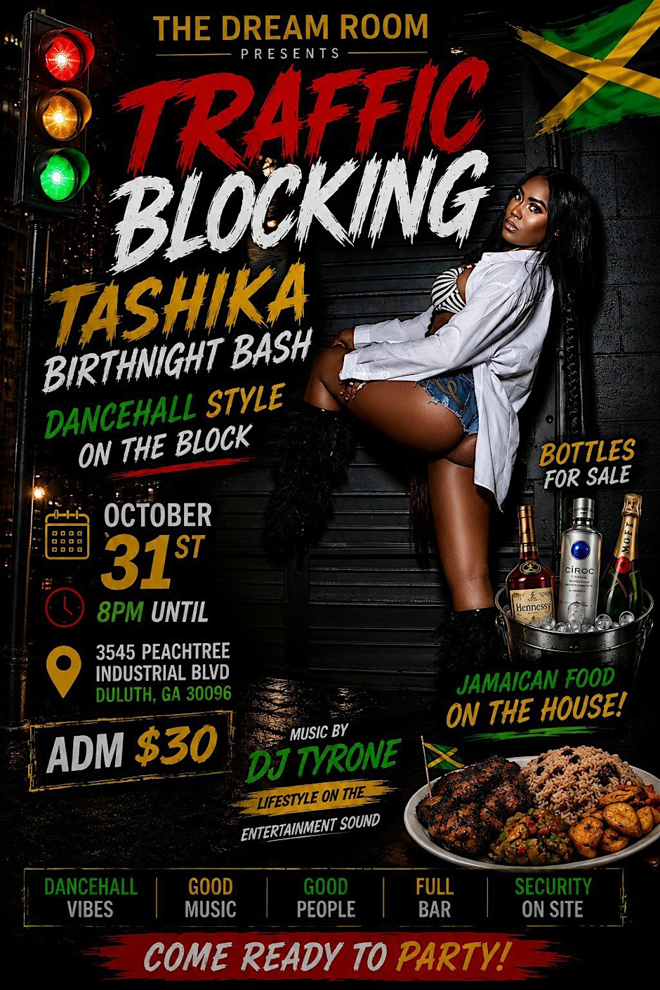 TRAFFIC BLOCKING Dancehall style party
