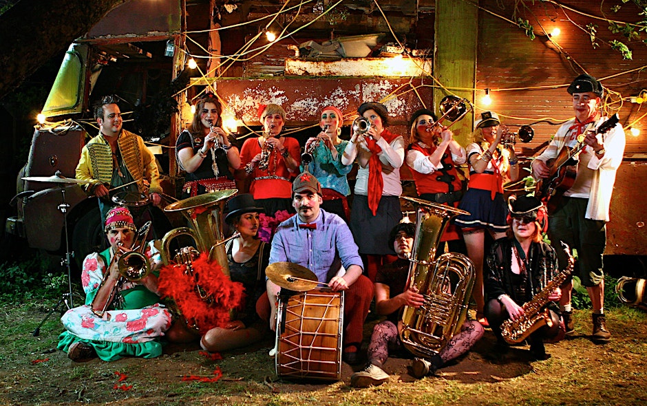 Trans Siberian Marching Band & DJ Richio Suzuki @ The Magic Garden