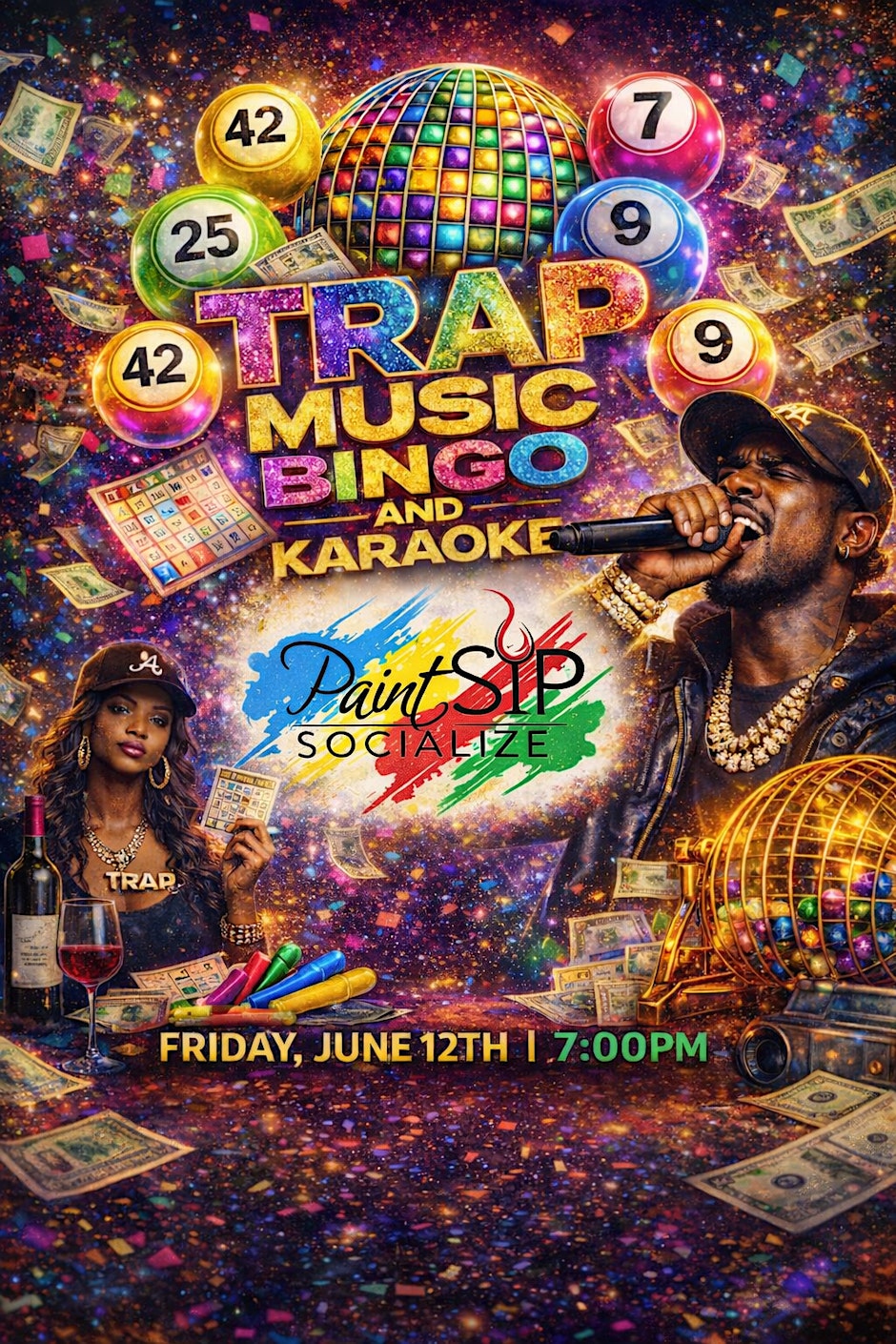 Trap Music Bingo and Karaoke