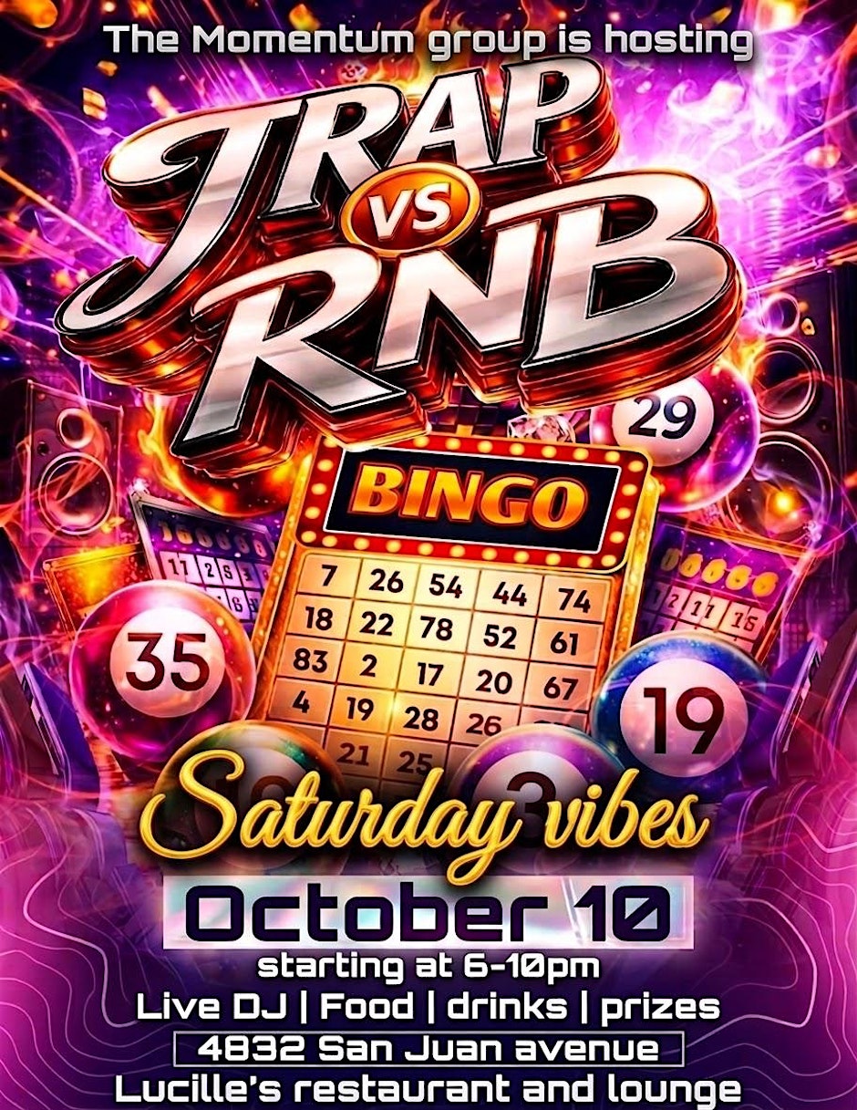Trap & RnB Bingo