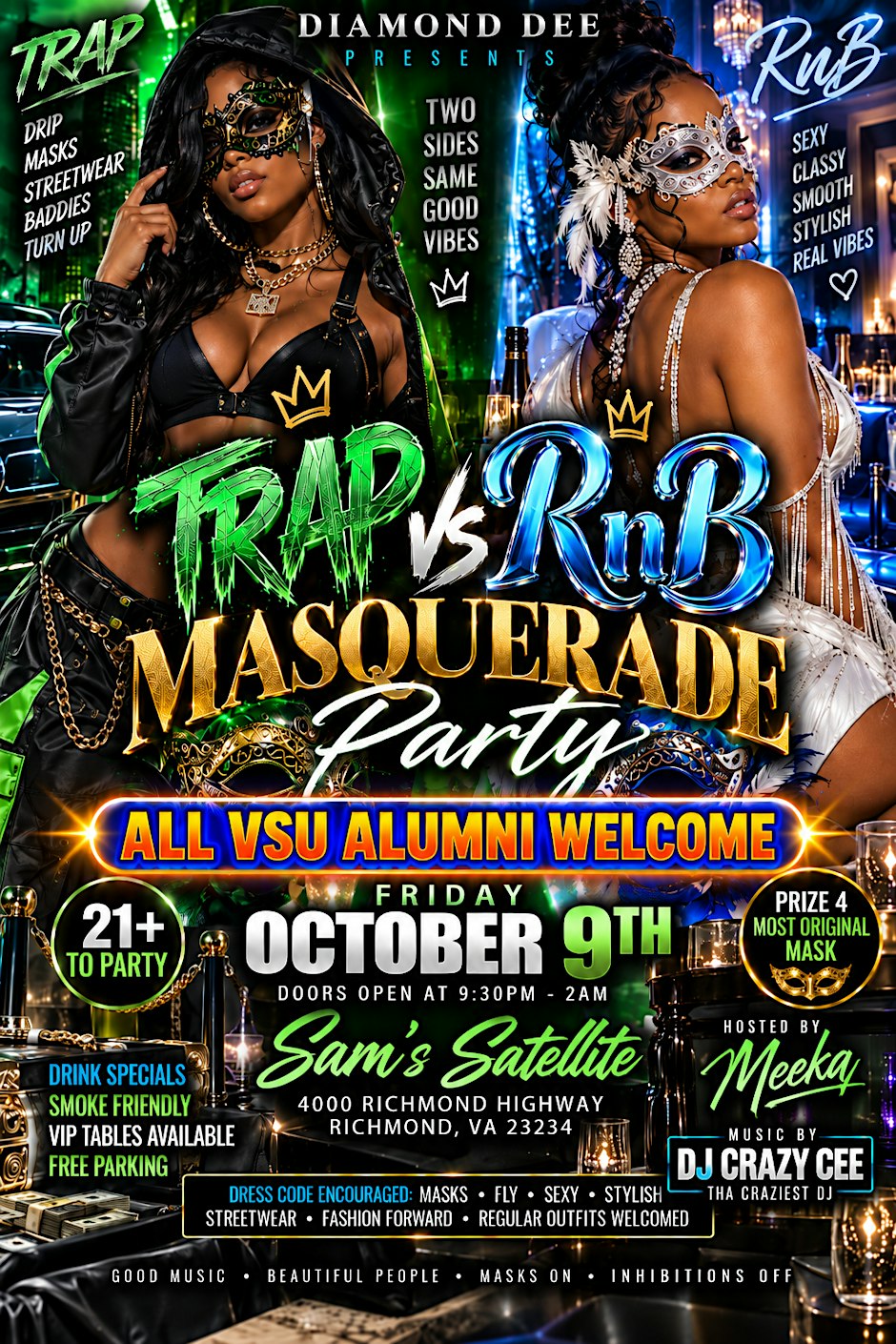 Trap vs Rnb Masquerade Party
