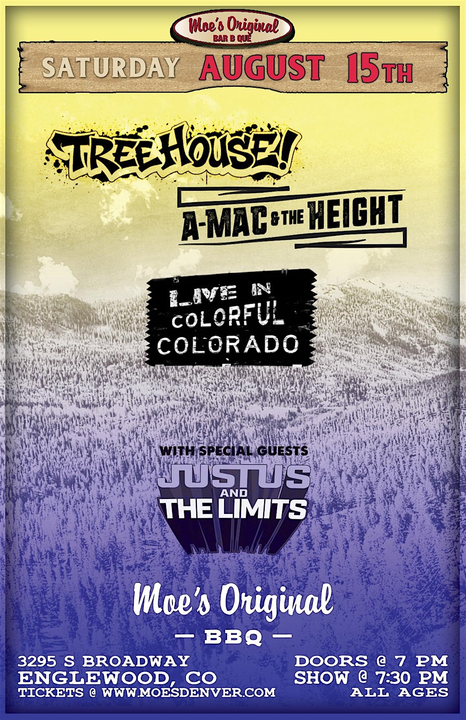 TreeHouse! + A-Mac & The Height w/ Justus and the Limits