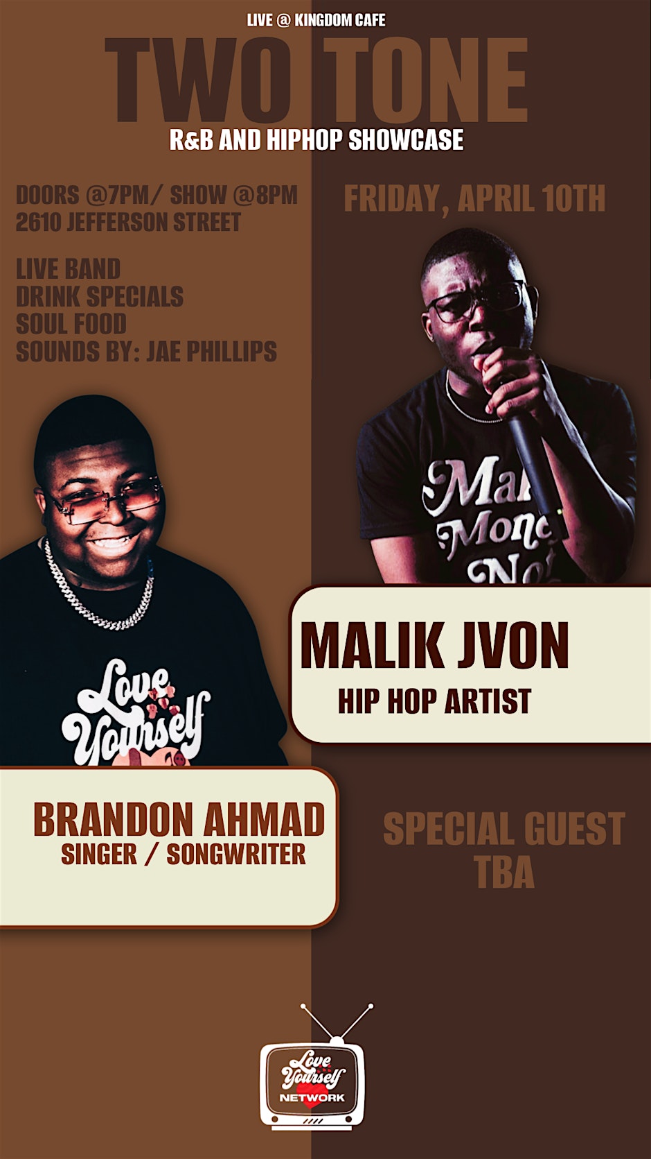 Two Tone: R&B and Hip Hop Showcase