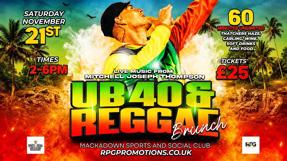Ub40 & Reggae brunch