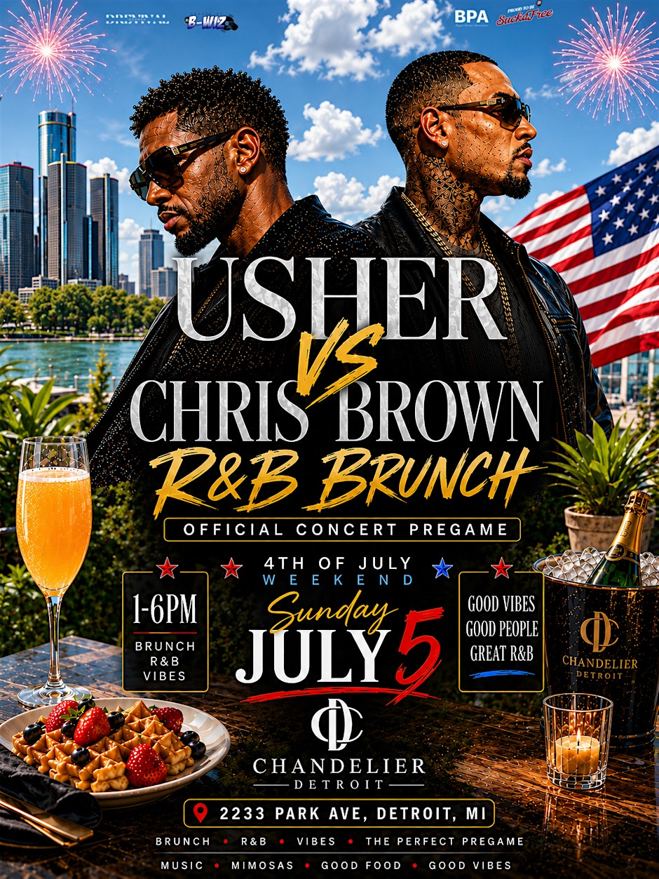 USHER VS CHRIS BROWN R&B BRUNCH: OFFICIAL CONCERT PREGAME