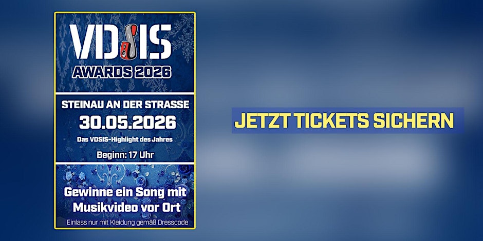 VDSIS Awards 2026 -  THEATRIUM -  Steinau an der Straße