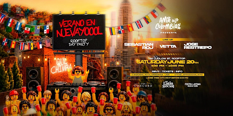 VERANO EN NUEVAYOOOL l AMOR A LA COLOMBIANA X LATIN SOCIAL