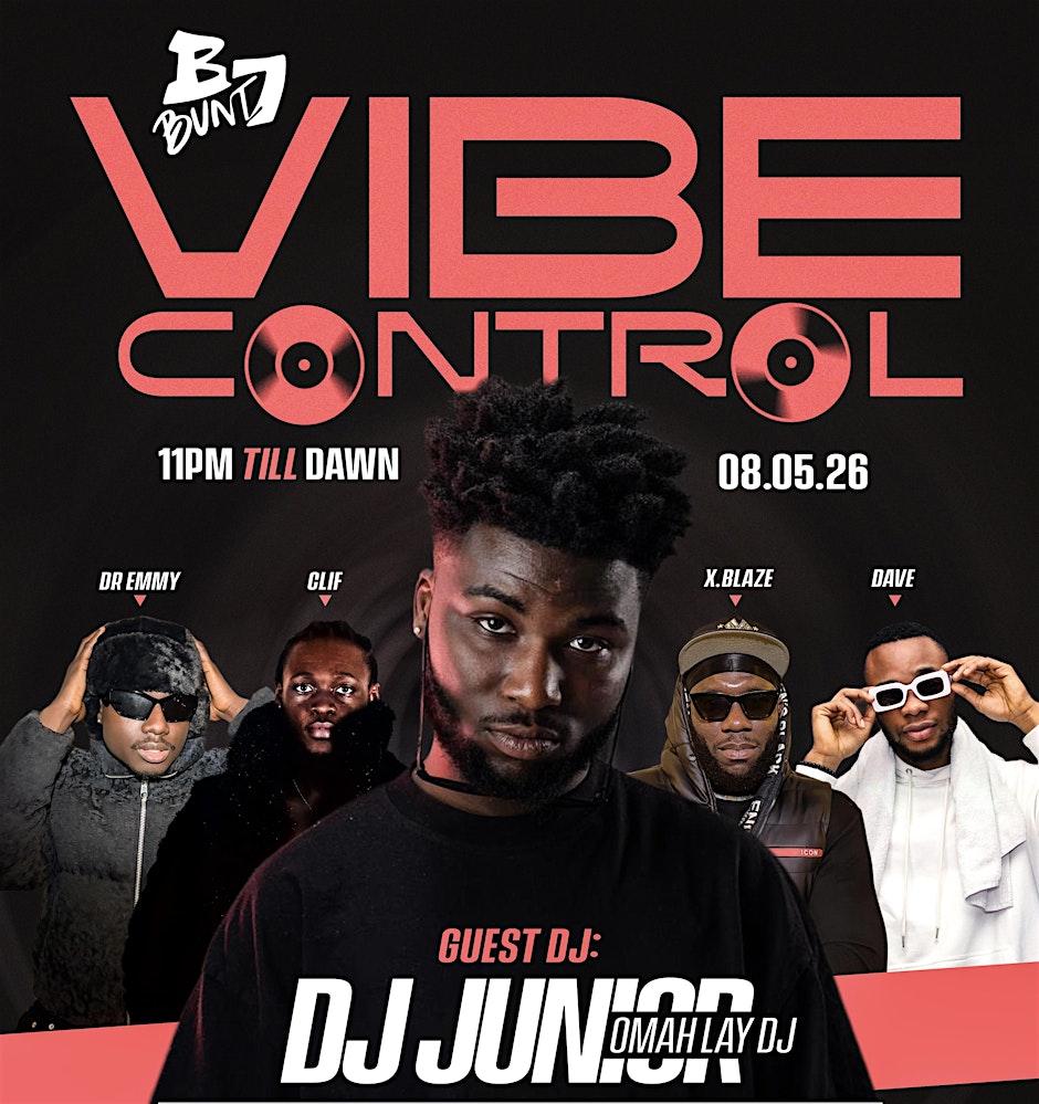 VIBE CONTROL  08.05.26. Afro/Amapiano/Dancehall/Reggeaton