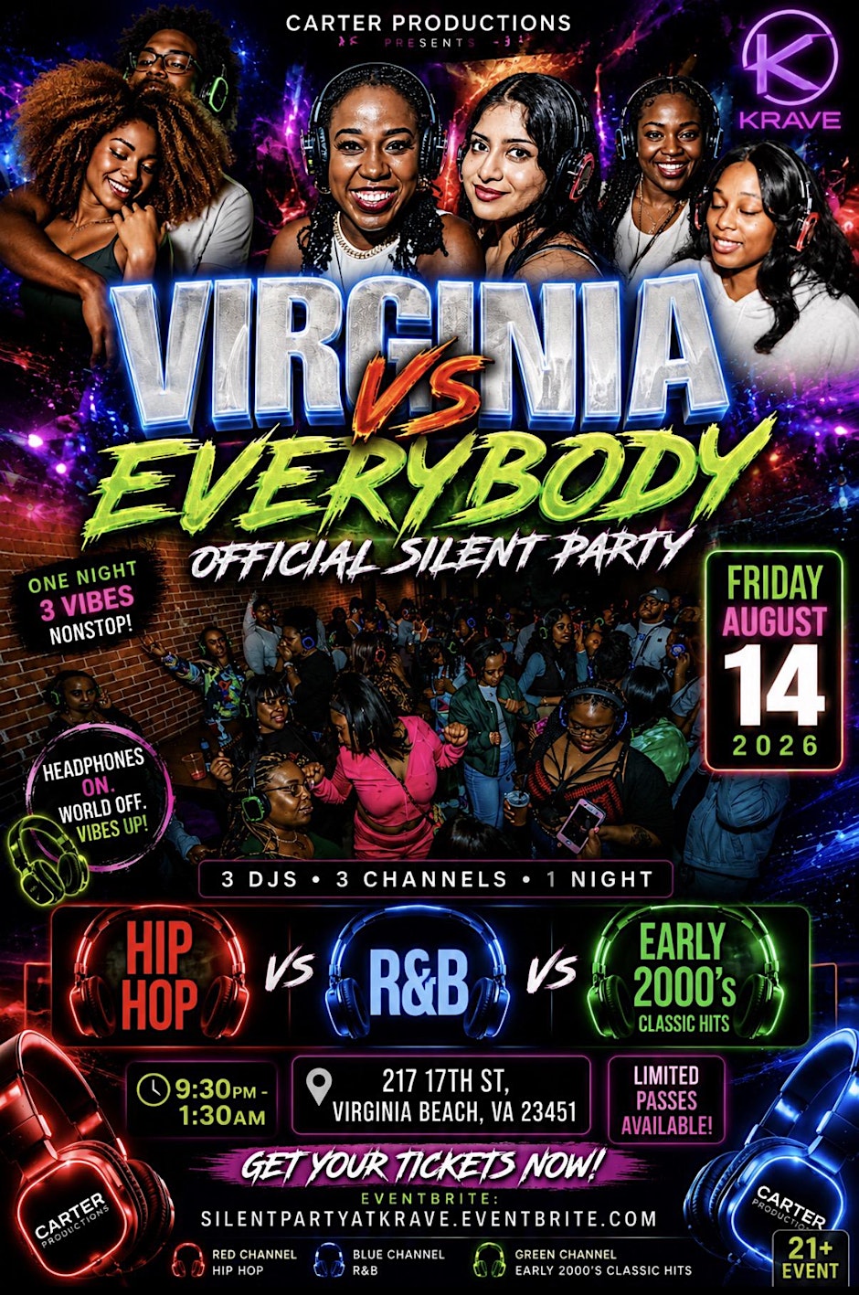 VIRGINIA VS EVERYBODY OFFICIAL SILENT PARTY