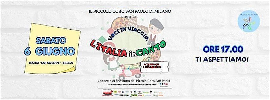 Voci in viaggio: l’Italia inCanto