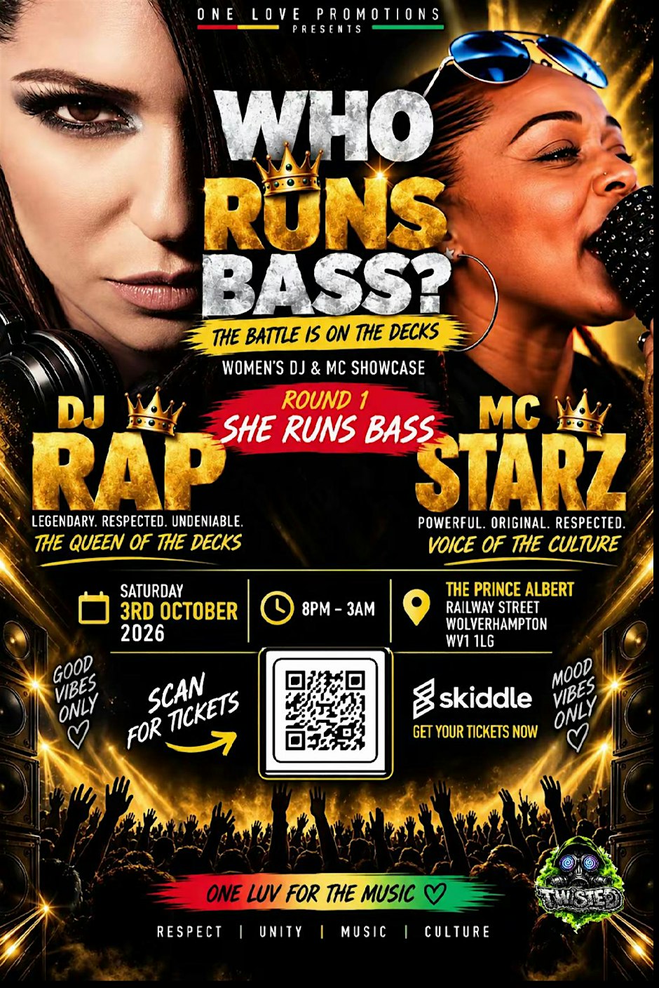 WHO RUNS BASS?-Round 1: SHE RUNS BASS