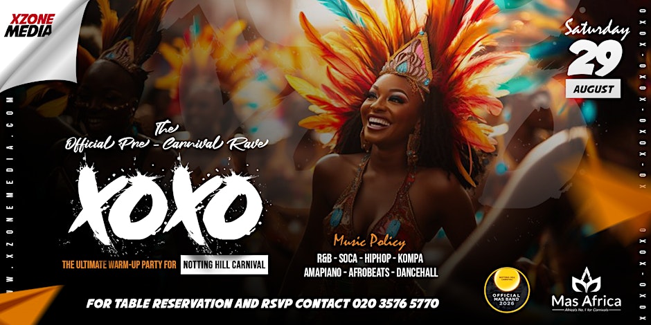 XOXO - The Official Pre Carnival Rave