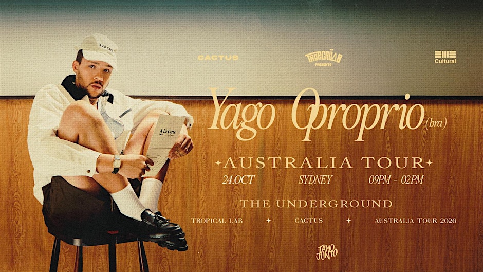YAGO OPRÓPRIO AUSTRALIA TOUR // SYDNEY 24.10