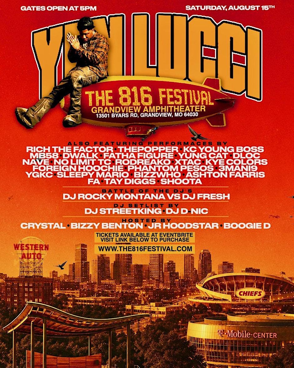 YFN LUCCI LIVE | The 816 Festival | Kansas City's Summer Hip-Hop Experience