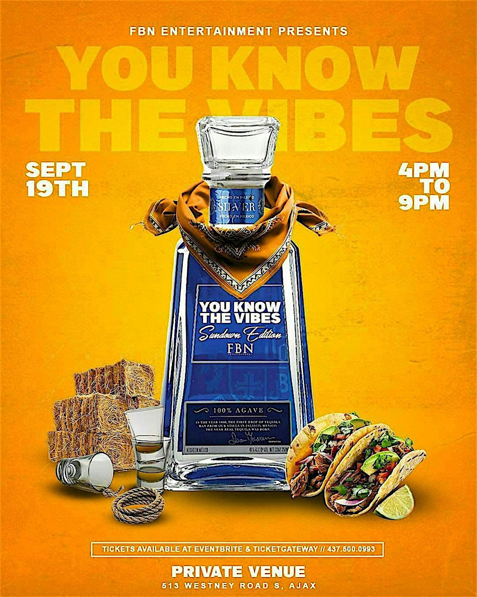YOU KNOW THE VIBES - SUNDOWN EDITION/DAY PARTY