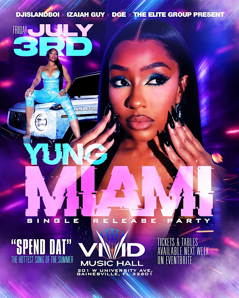 Yung Miami Live “Spend Dat” Single Release Party